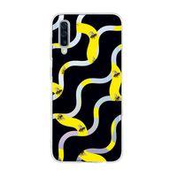 Samsung A50 Wavy Bee Premium Şeffaf Silikon Kılıf