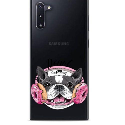 Zoologix (18) Samsung Galaxy Note 10 Şeffaf Kılıf Silikon Desenli