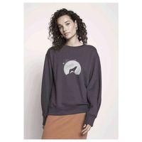 Wolves Howling Kurt Ay Baskılı Füme Antrasit Kadın Sweatshirt