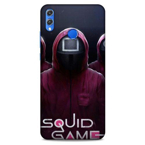 Huawei Honor 8x Uyumlu Kılıf Squid Game (16) Kalın Kılıf Mi-Hi