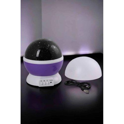 Yıldızlı Gökyüzü Projeksiyon Gece Lambası Hareketli Işık Şovu