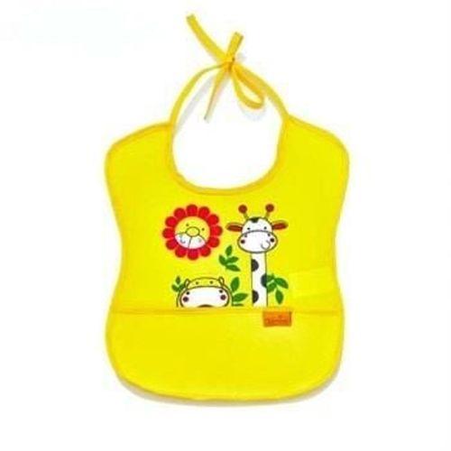 Babyjem BabyJem Poli Muşamba Küçük Mama Önlüğü 030 Sarı