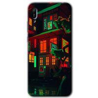 MRCİLETİSİM Huawei Y6 2019 Kılıf HD Desen Baskılı Arka Kapak + Temperli Cam - China Street