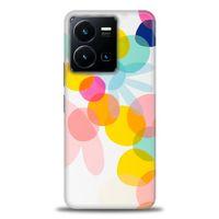 Tecno Spark Go 2023 Kılıf HD Baskılı Kılıf - Color Flowers + Tam Ekran Koruyucu