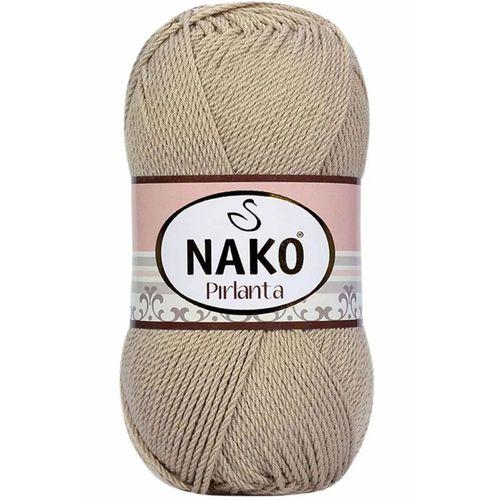 1 Adet Pırlanta Amigurumi El Örgü İpi Yünü Bej 6742