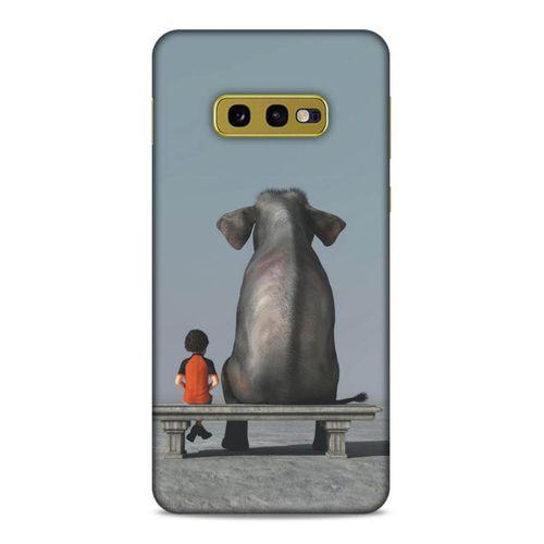 Lopard Samsung Galaxy S10e Uyumlu Kılıf Manipülasyon ☻ (38) Neo Hybrid Kılıf Desenli