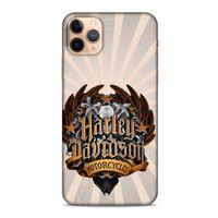 Apple Iphone 11 Pro Uyumlu Kılıf Motorsiklet (3) Kapak Harley Davidson