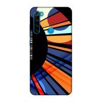 Xiaomi Redmi Note 8 Uyumlu Kılıf Insomnia (3) Kapak Siyah Turuncu