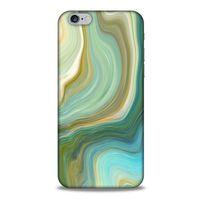 Mermer Desenli (23) Tema Ultra Koruma Kılıfı Su Yeşili Apple Iphone 6S Kılıf