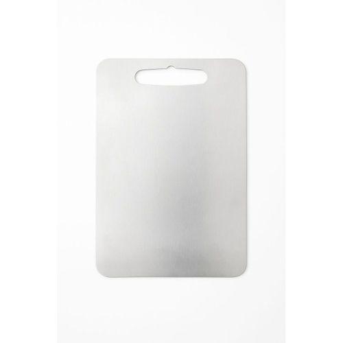 İnci Çelik 304 Paslanmaz Çelik Kesme Tahtası Antibakteriyel Pano Küçük 27 x 21 Cm