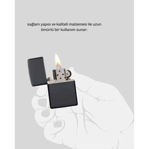 Tasarım Metal Çakmak Minimal Mat Yüzeyli Ve Şık Görünümlü