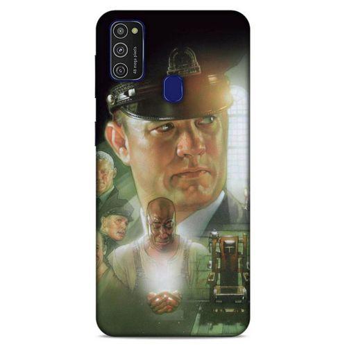 Lopard Samsung Galaxy M21 Uyumlu Kılıf IMDB Film (24) Darbe Emici Kılıf Yeşil Yol