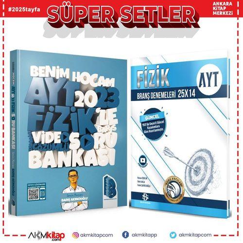 Benim Hocam 2023 AYT Fizik Soru Bankası ve Bilgi Sarmal Deneme Seti 2 Kitap