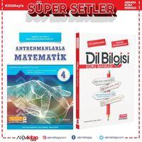 Antrenman Yayınları Antremanlarla Matematik 4 ve AKM Dil Bilgisi Soru Bankası Seti 2 Kitap