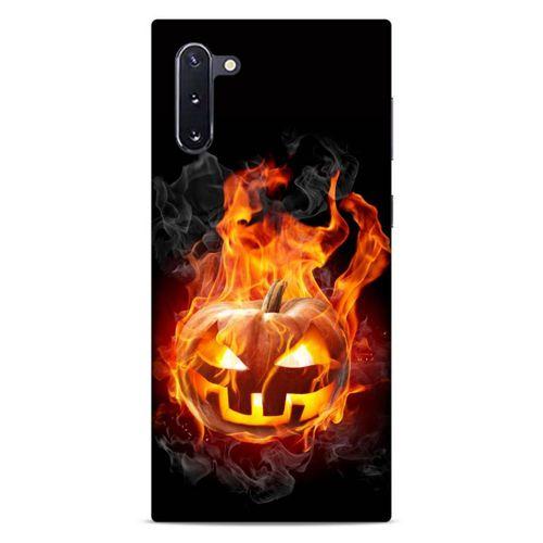 Lopard Samsung Galaxy Note 10 Uyumlu Kılıf FireX (21) Koruyucu Kapak Halloween