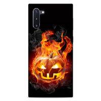 Lopard Samsung Galaxy Note 10 Uyumlu Kılıf FireX (21) Koruyucu Kapak Halloween