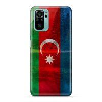 Xiaomi Redmi Note 10 5G Uyumlu Kılıf Azarbaijan (43) Thin Fit Kılıf Bayrak Manzara