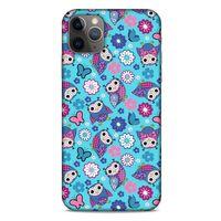Baykuşlar (11) Desenli Silikon Kapak Telefon Kabı Apple Iphone 11 Pro Max Kılıf