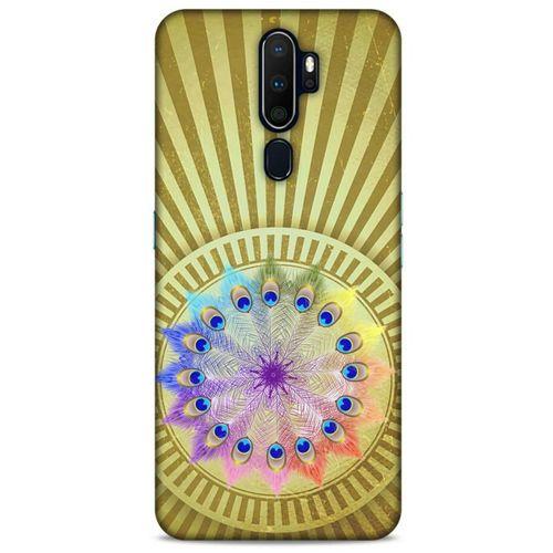 Oppo A5 2020 Kılıf Desenli Özel Seri Tüyler (27) Tasarımlı Kılıf