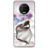 Lopard İnfinix Note 7 Uyumlu Kılıf Y.Liva-2020 Seri Mutlu Peri Fit Design Kılıf