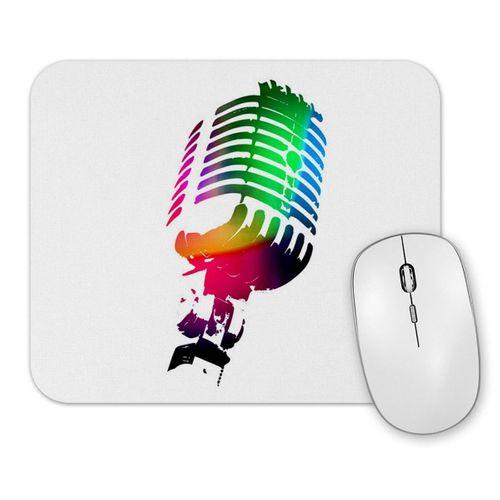 Renkli Mikrofon Müzik Mouse Pad