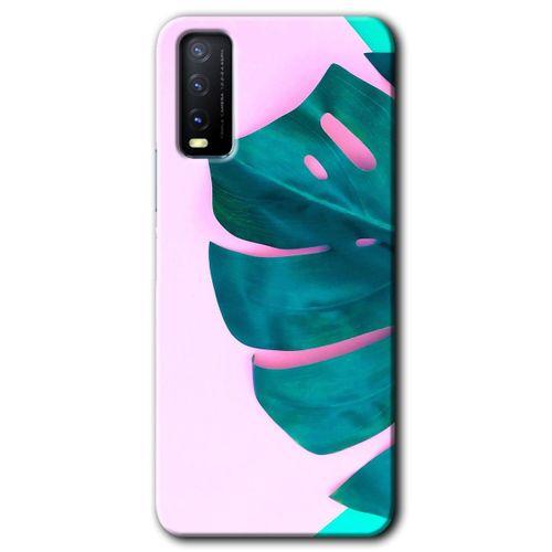 Vivo Y11s Kılıf HD Desen Baskılı Arka Kapak - 3D Yaprak