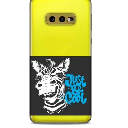 Zoologix (61) Samsung Galaxy S10e Şeffaf Kılıf Silikon Desenli