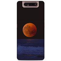 Lopard Samsung Galaxy A80 Uyumlu Kılıf Gece'S (38) Neo Hybrid Kılıf Kızıl Ay