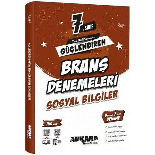 7. Sınıf Sosyal Bilgiler Güçlendiren Branş Denemeleri Ankara Yayıncılık