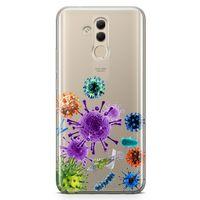 Huawei Mate 20 Lite Kılıf Enjektör Ve Virusler Arka Kapak Koruma Desenli Full Koruyucu