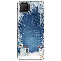 Oppo A73 Kılıf Snowix (6) Silikon Kılıf Açık Mavi