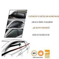 Nissan Navara 2005-2015 4 Lü Set Cam Rüzgarlığı Ön Ve Arka Parça