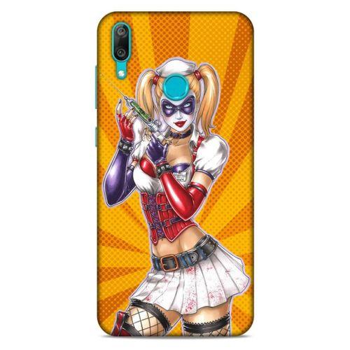 Huawei Y7 2019 Uyumlu Kılıf Harley Quinn (42) Rugged Armor Kılıf Mandalina