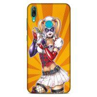 Huawei Y7 2019 Uyumlu Kılıf Harley Quinn (42) Rugged Armor Kılıf Mandalina