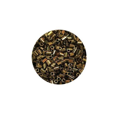 Kesme Cam Boncuk 2mm - 20 Gram - Metalik Sarı -BNC342