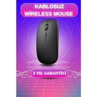 Kablosuz Mouse Fare Şarjlı Bluetooth Wireless Çift Modlu Sessiz