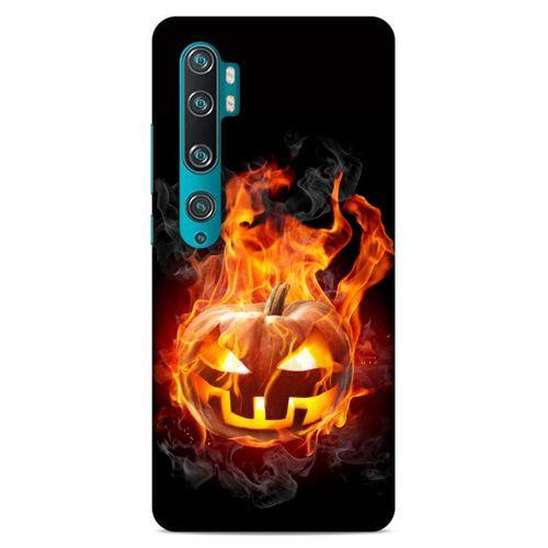 Lopard Xiaomi Mi Note 10 Uyumlu Kılıf FireX (21) Koruyucu Kapak Halloween