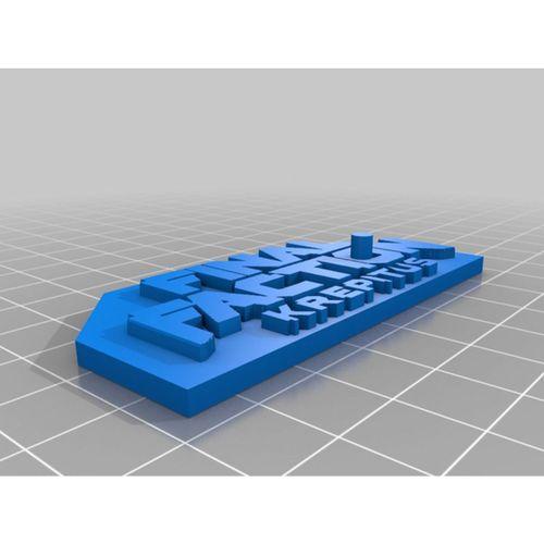 Final Faction Düz İsimlik Standları (Bu ürün Sadece Plastik parçadır - Almadan Önce Soru Sorabilirsiniz)