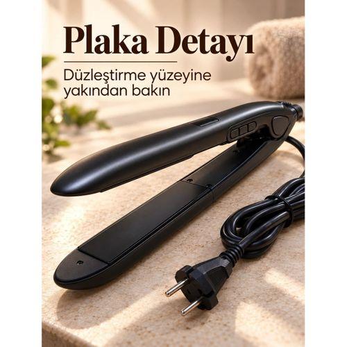 Lcd Ekranlı Seramik Plakalı 200–450 °f Isı Ayarlı Saç Düzleştirici