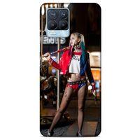 Realme 8 Pro Uyumlu Kılıf Harley Quinn (24) Darbe Emici Kılıf Kiraz kırmızısı
