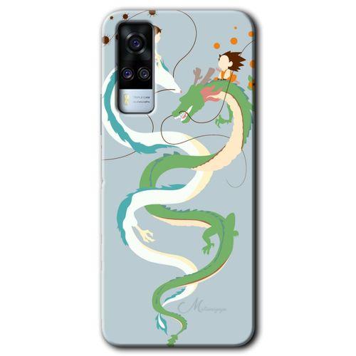 Vivo Y53s Kılıf HD Desen Baskılı Arka Kapak - Snake Friendship