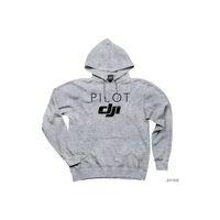 DJI Pilot Gri Kapşonlu Sweatshirt Hoodie