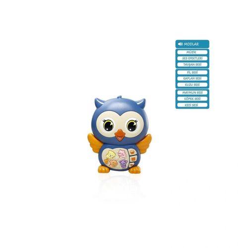 Eğitici Oyuncak JLG-855-101A KUT IŞIKLI VE MÜZİKLİ BAYKUŞ BEBEK