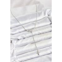 316L Çelik Zincir Gümüş Renk Yıldız Model Y Kadın Kolye