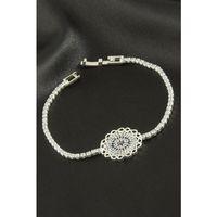 Çiçek Zirkon Taşlı Çocuk Bileklik 16 cm