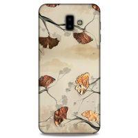 Y.Liva-2020 (Ginkgo) Samsung Galaxy J6 Plus Kılıf Silikon Kapak Desenli