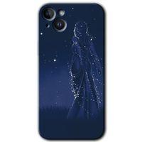 iPhone 14 HD Baskılı Kılıf + 9D Tam Ekran Koruyucu - Gecenin Kraliçesi