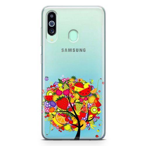 Samsung Galaxy A60 Kılıf Meyve Bahçeleri Arka Kapak Koruma Desenli Full Koruyucu