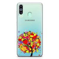 Samsung Galaxy A60 Kılıf Meyve Bahçeleri Arka Kapak Koruma Desenli Full Koruyucu