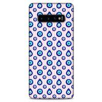 Nazarium (22) Desenli Silikon Kapak Samsung Galaxy S10 Plus Kılıf